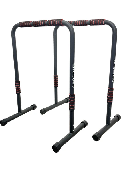 İkili Uzun Paralel Bar Dips Bar Dayanıklı Çelikten 120 kg Taşıma 